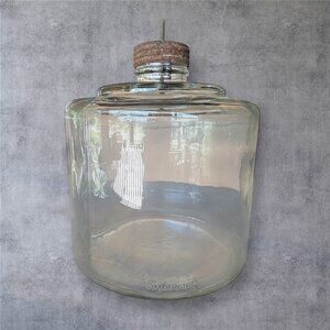 Vintage Duraglas Glass Kerosene Drip Bottle with Cap